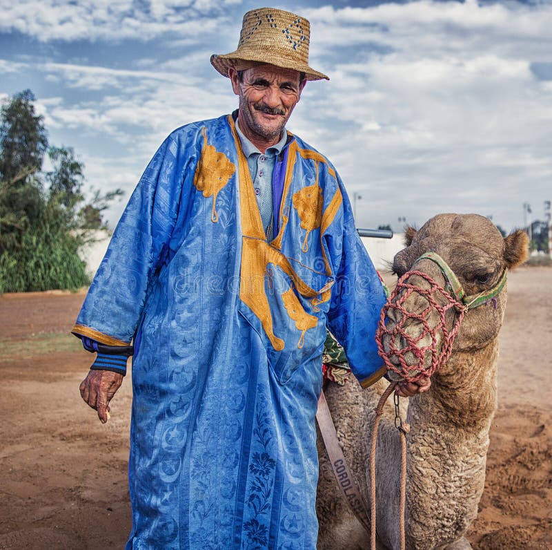 Man in traditionally Moroccan clothes. stock photography Man in traditionally Moroccan clothes. stock photography