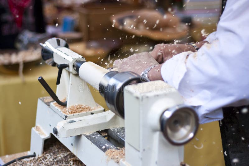 Wood Turning/Carving stock photo. Image of lathe, carving 6039274