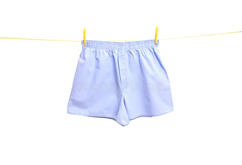 Man Underwear on Clothes Line Stock Photo Image of clothesline