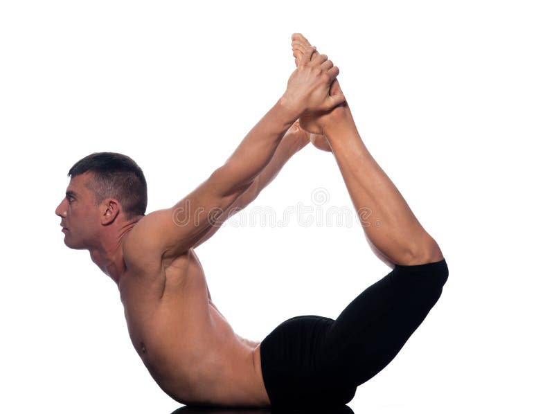 Man urdhva dhanurasana upward bow pose yoga