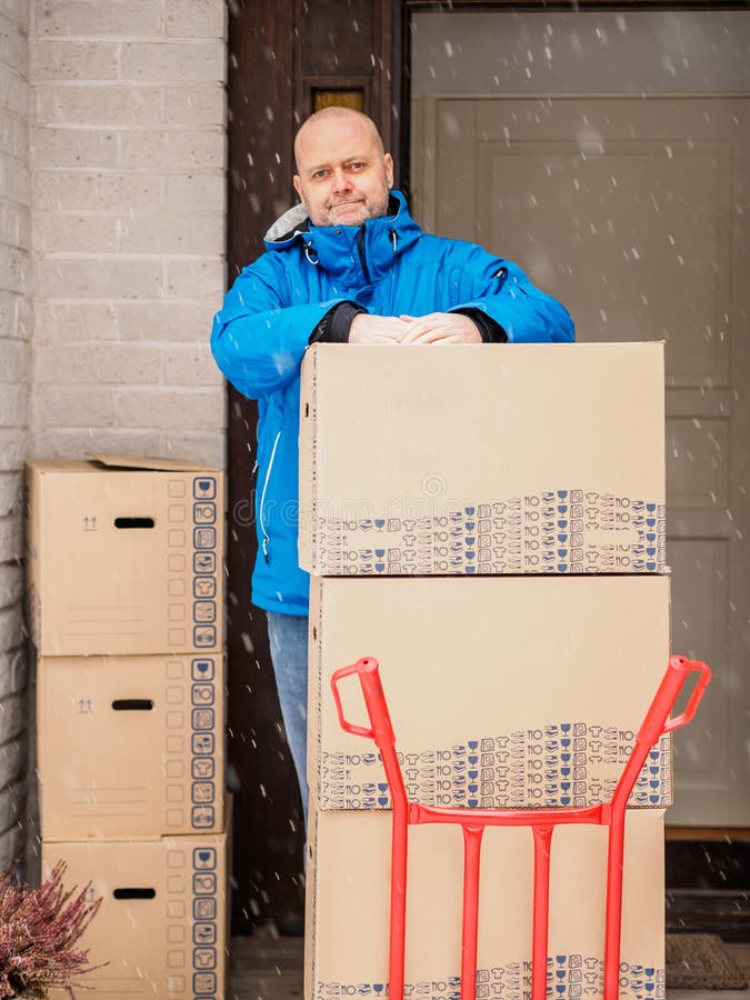Man Using 2 Wheel Dolly Stock Photos Free & RoyaltyFree Stock Photos