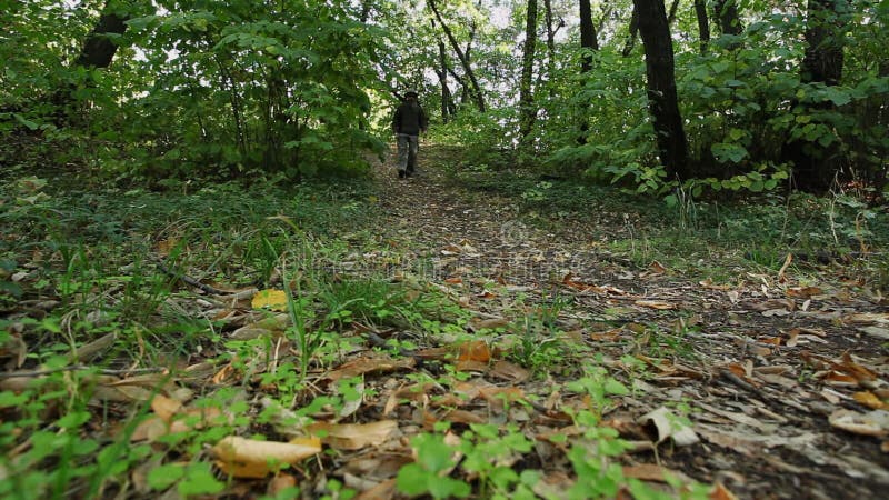 Man walking outdoors