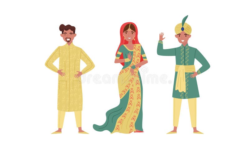 indian national dress men and women