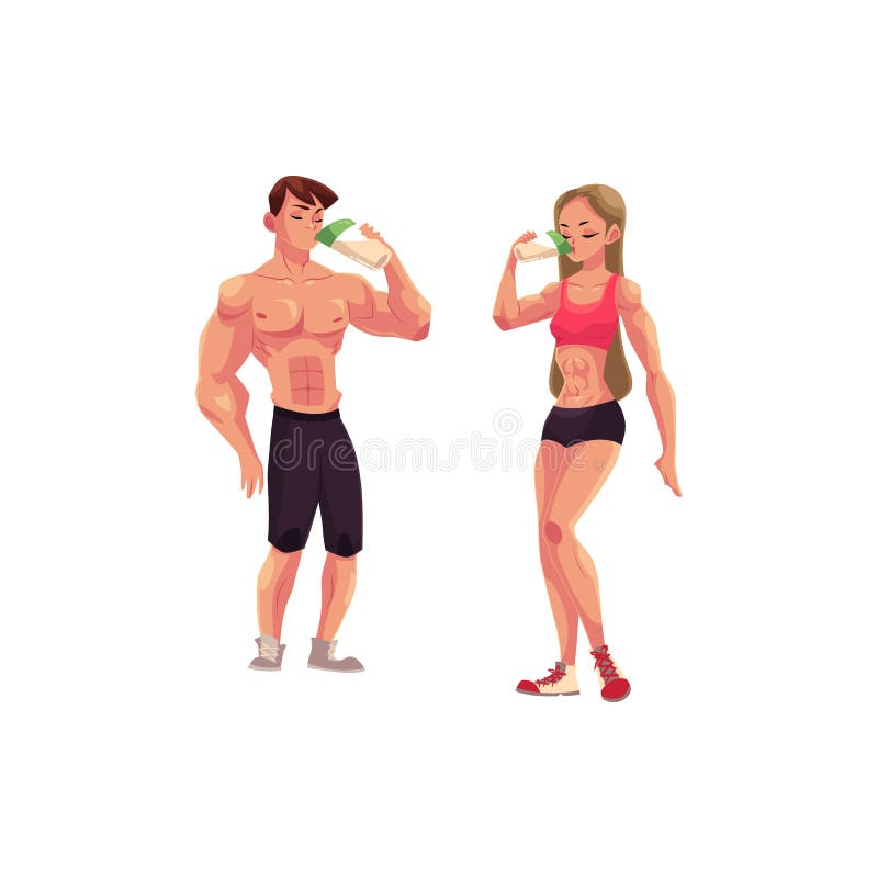 https://thumbs.dreamstime.com/b/man-woman-bodybuilders-weightlifters-drinking-protein-shake-training-cartoon-vector-illustration-isolated-white-88590391.jpg