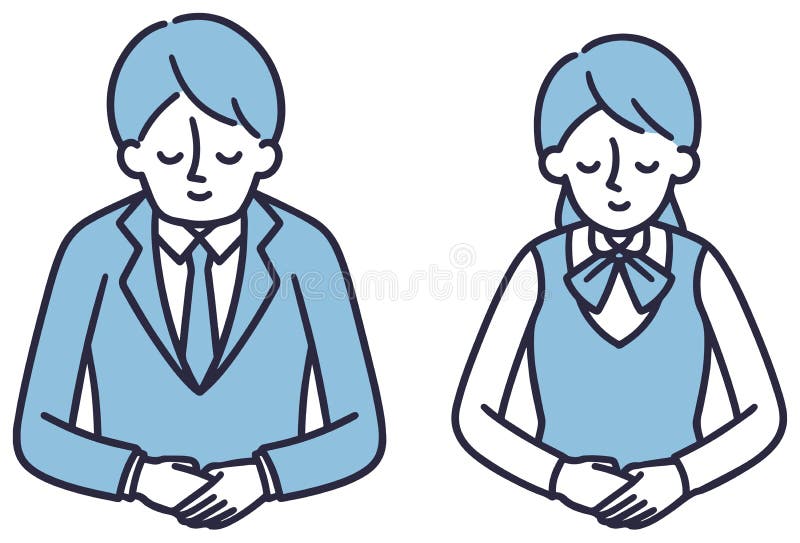 Bowing Person Stock Illustrations – 159 Bowing Person Stock Illustrations,  Vectors & Clipart - Dreamstime