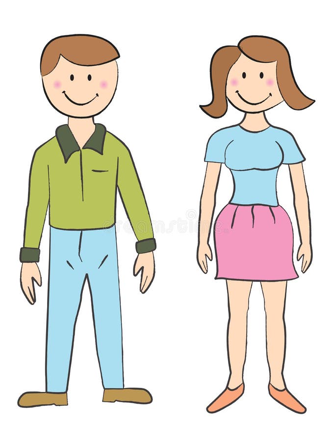 Download Man & Woman - Couple stock vector. Illustration of male ...
