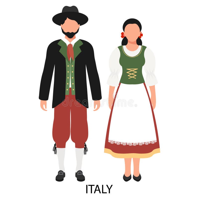 Italy National Costumes Stock Illustrations – 45 Italy National ...