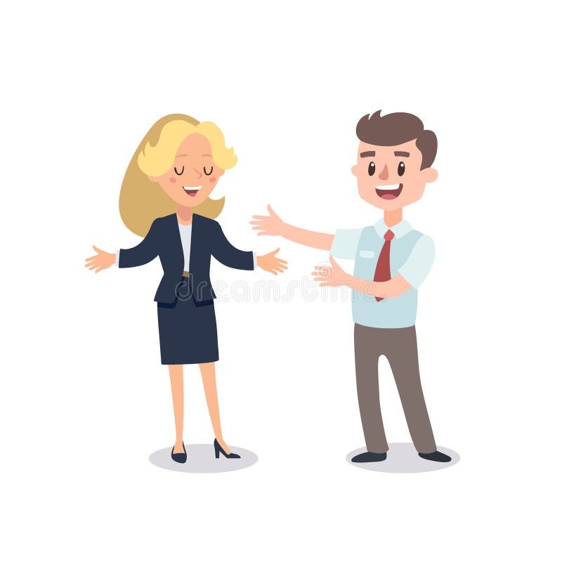 Man and Woman Present a Project. Vector Illustration with Cartoon Characters. Team Building. Leadership. Management. Successful Stock Vector - Illustration of administrator, animation: 138477432 Man and Woman Present a Project. Vector Illustration with Cartoon Characters. Team Building. Leadership. Management. Successful Stock Vector - Illustration of administrator, animation: 138477432