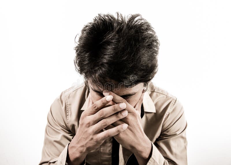Man worry. royalty free stock photography Man worry. royalty free stock photography