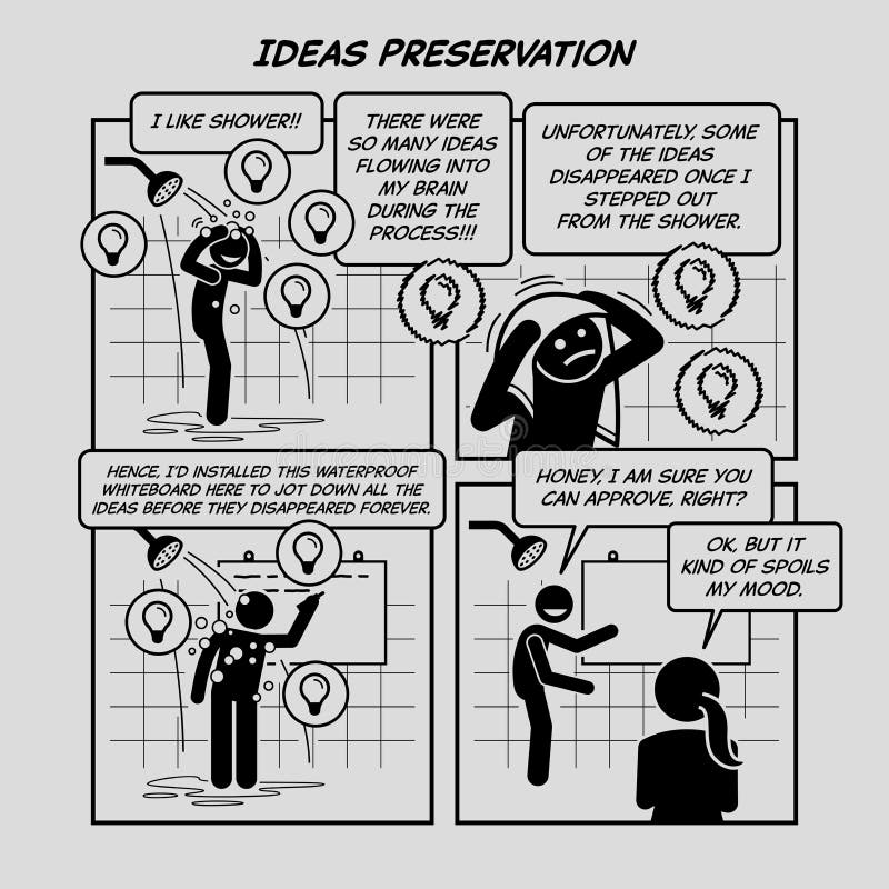 Funny Comic Strip. Ideas Preservation. Stock Vector - Illustration of great, husband: 239594236 Funny Comic Strip. Ideas Preservation. Stock Vector - Illustration of great, husband: 239594236