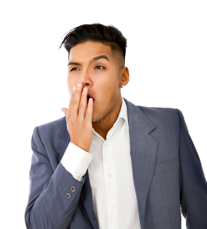 Man yawning stock photo. Image of gesture, emotion, business 29026914