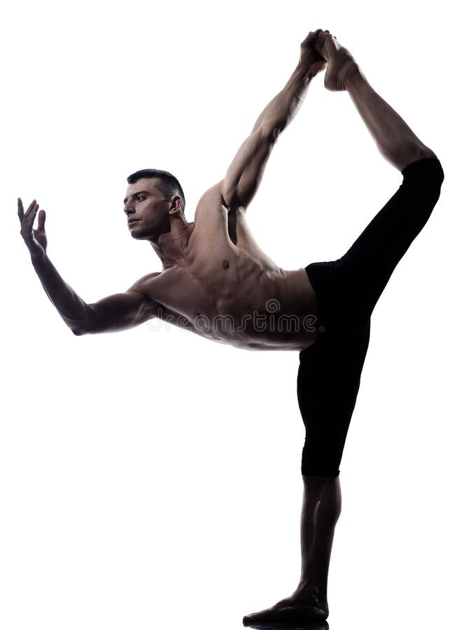 Man Yoga Asanas Natarajasana Dancer Pose Royalty Free Stock Photo Image 23921735