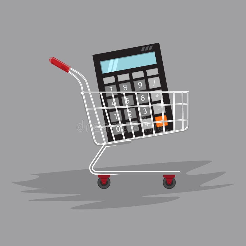 Manage Count or Calculate Your Shopping. Calculator in Shopping Cart