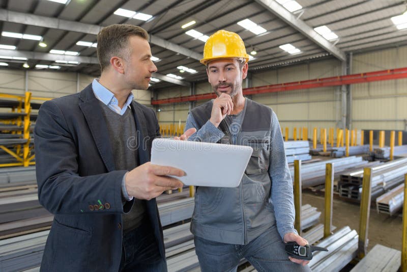 Manager showing demand order royalty free stock photos