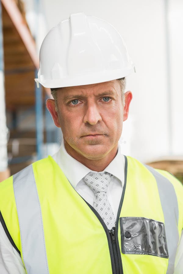290 Manager Wearing Hard Hat Warehouse Stock Photos Free & Royalty
