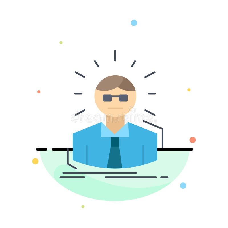 Manager, Werknemer, Arts, Persoon, het Pictogramvector van de Bedrijfsmensen Vlakke Kleur royalty-vrije illustratie Manager, Werknemer, Arts, Persoon, het Pictogramvector van de Bedrijfsmensen Vlakke Kleur royalty-vrije illustratie