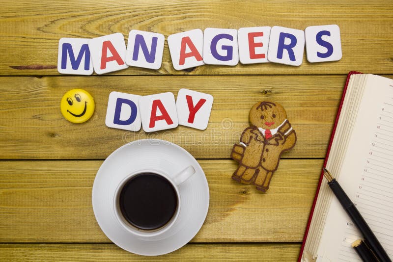Managers day stock image. Image of face, cookie, baked 63898241