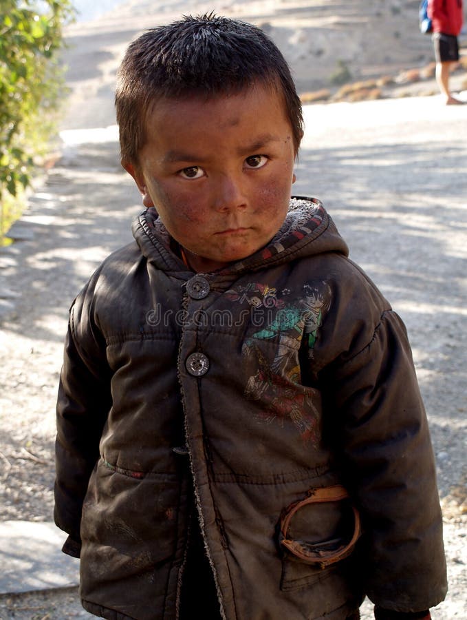 Manange Boy stock images