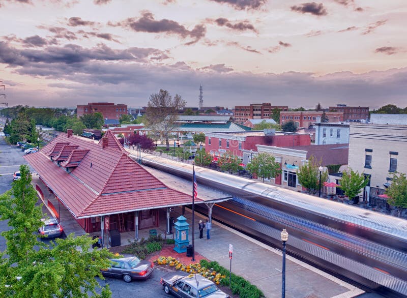 Manassas Railway Station in Virginia Usa Editorial Stock Photo Image