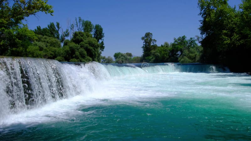 Manavgat cascade rivière manavgat est près de la ville de side banque de vidéos
