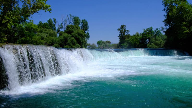 Manavgat cascade rivière manavgat est près de la ville de side banque de vidéos