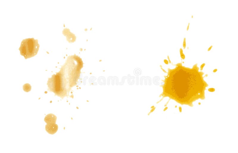 Mancha de café em fundo de papel ilustração royalty free