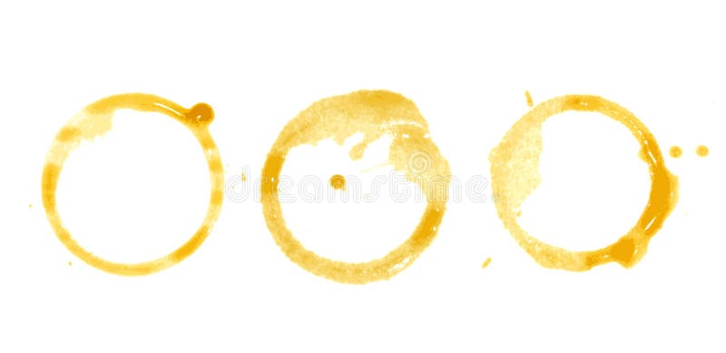 Mancha do café no fundo de papel ilustração do vetor