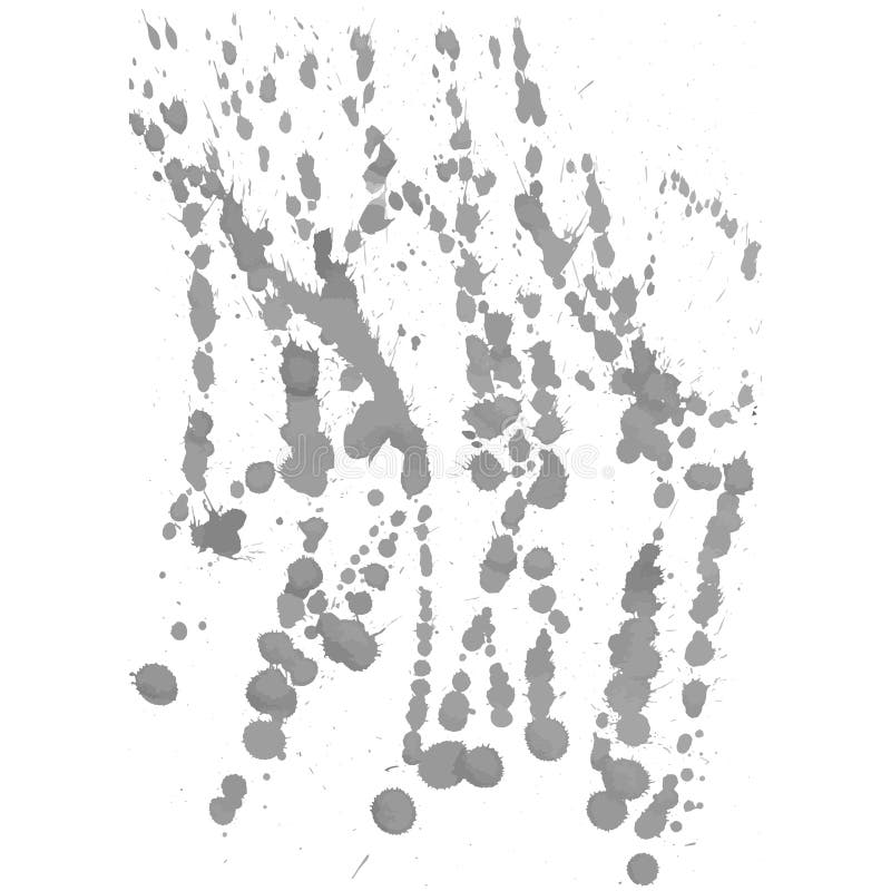 Manchas de la tinta de la caligrafía de la desolación del Grunge Explosión gris del soplo de la tinta