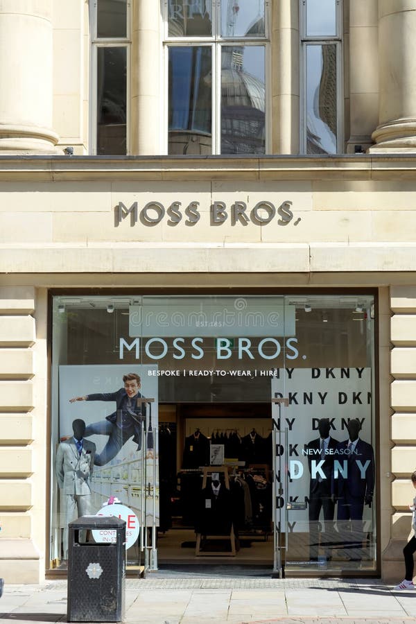 Moss Bros Sign and Entrance, Lincoln, Lincolnshire, UK - 5th Apr ...