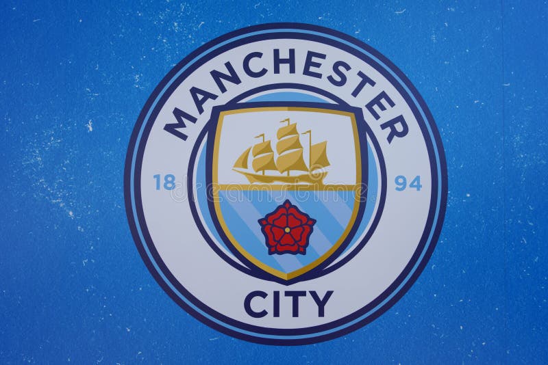 Manchester city football club badge hi-res stock photography and