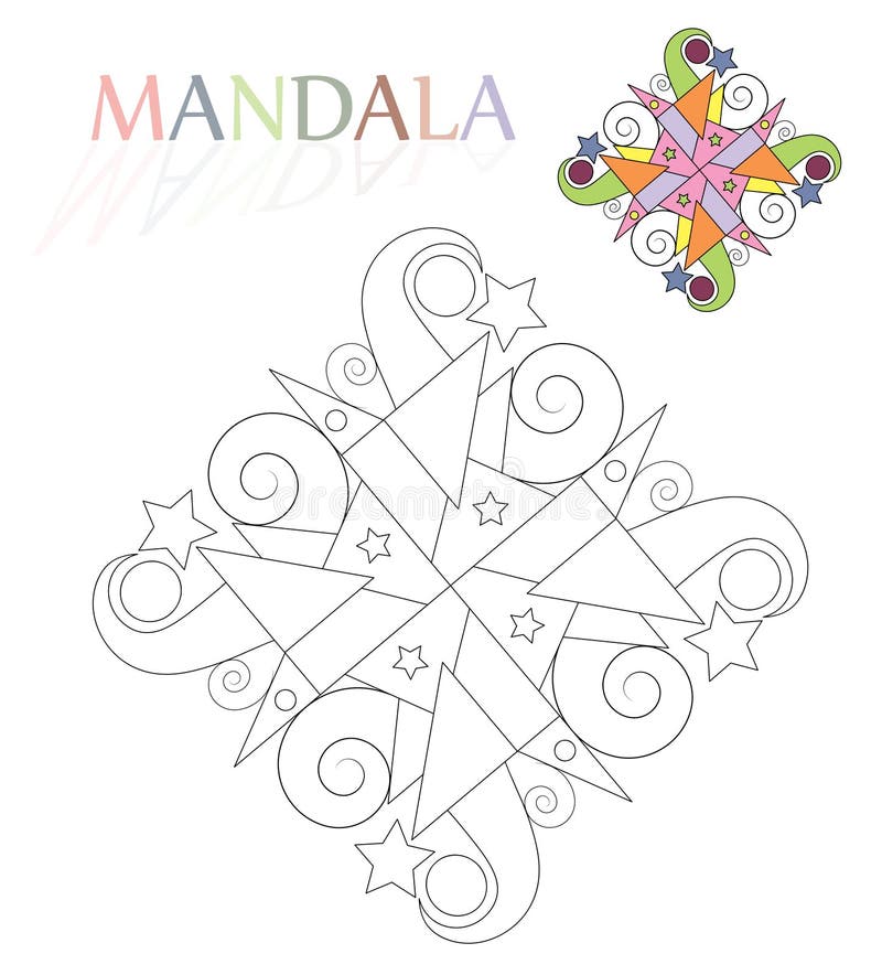mandala royalty ilustracja mandala royalty ilustracja