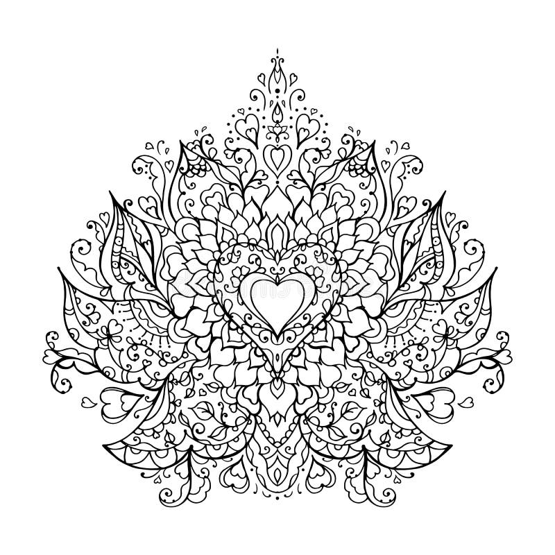 33 COLORING Pages Adult Coloring Book and Journal Meditation Mandala,  Heart, Pattern to Print Color Printable PDF Instant Download 