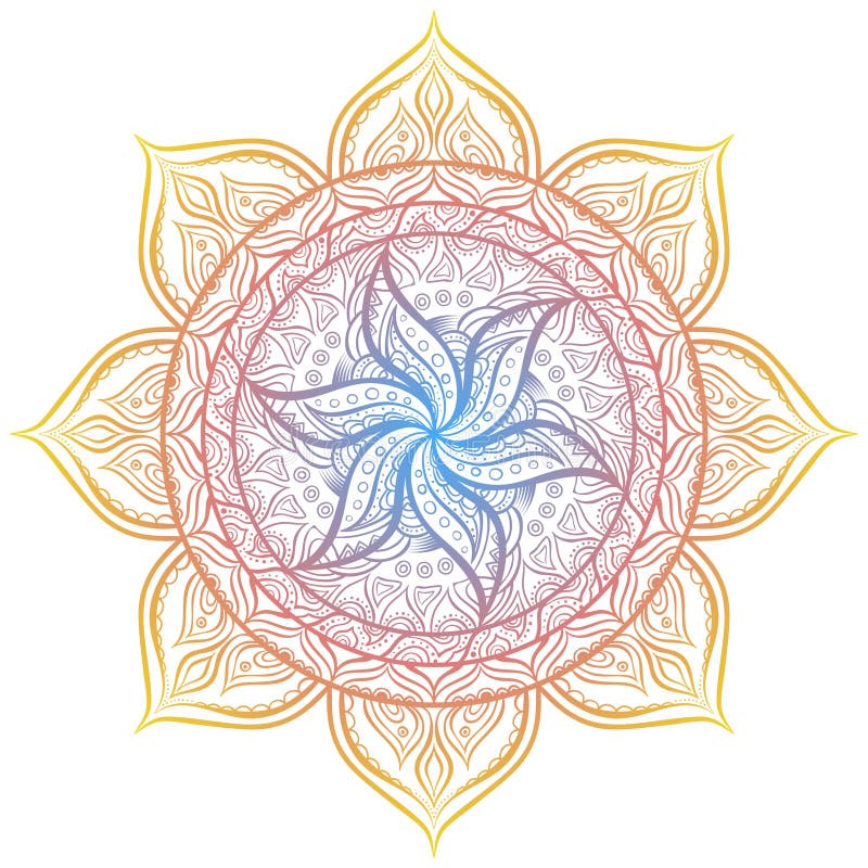 mandala Círculo ornament stock de ilustración mandala Círculo ornament stock de ilustración