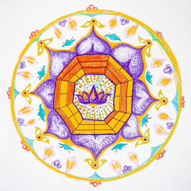 Mandala dibujada mano libre illustration Mandala dibujada mano libre illustration