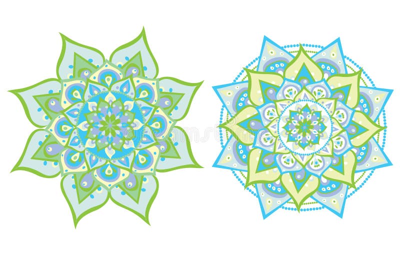 Mandala ilustrada vector ilustración del vector Mandala ilustrada vector ilustración del vector