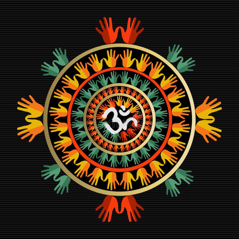 Mandala Om Tapestries | 5 Colors Mandala Om Tapestries | 5 Colors