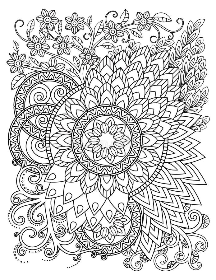 Mandala Pattern stock vector. Illustration of craft, floral - 13890098