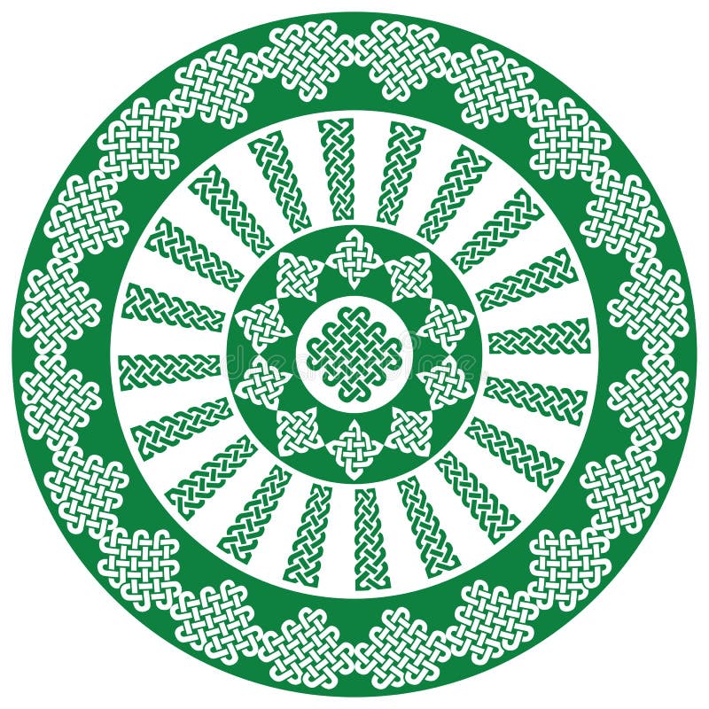 Mandala projektuje celt kępki stylowych niekończący się symbole w biały i czarny inspirowanym irlandczyka St Patrick ` s dniem ilustracja wektor Mandala projektuje celt kępki stylowych niekończący się symbole w biały i czarny inspirowanym irlandczyka St Patrick ` s dniem ilustracja wektor