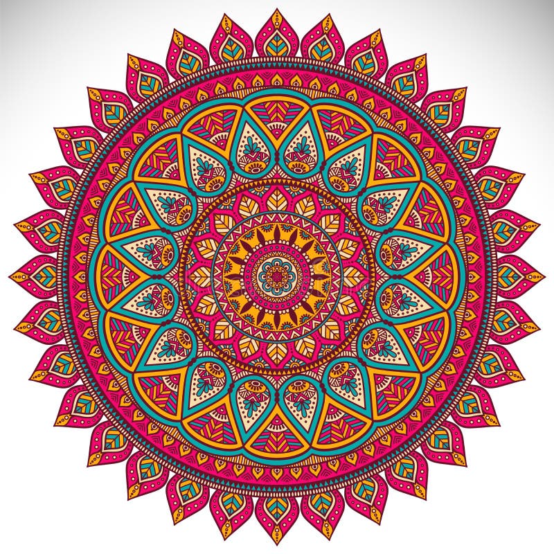 Download Mandala stock vector. Illustration of indian, background ...