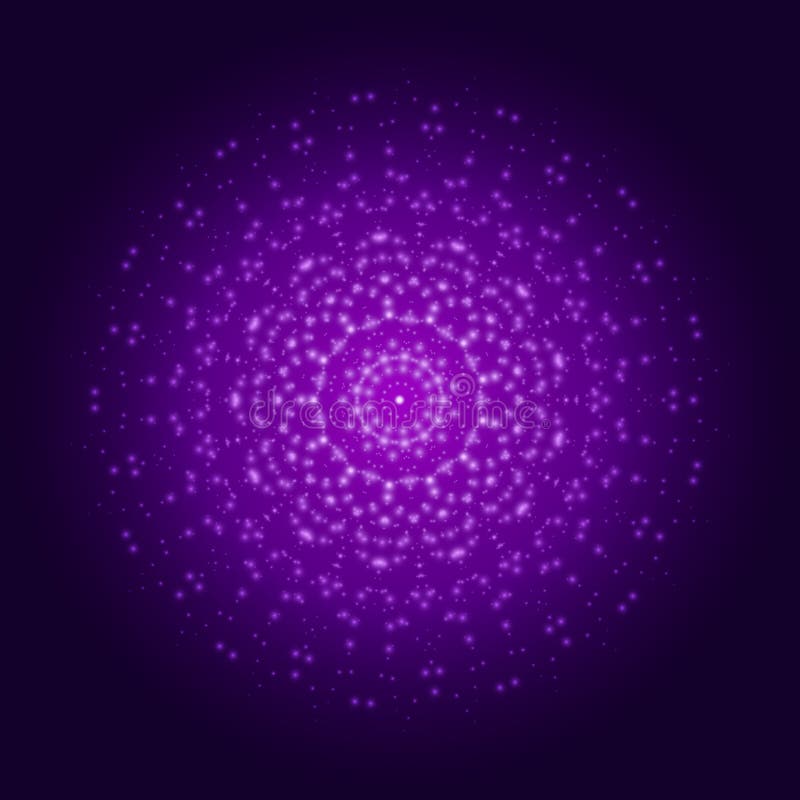 Mandala violet. ornament vectorial abstract vector illustration