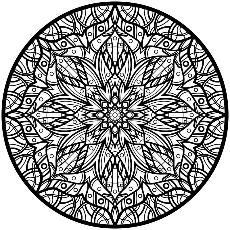 Mandalas for coloring book. Decorative round ornaments. Unusual flower shape. Oriental vector, Anti-stress therapy patterns. Weave