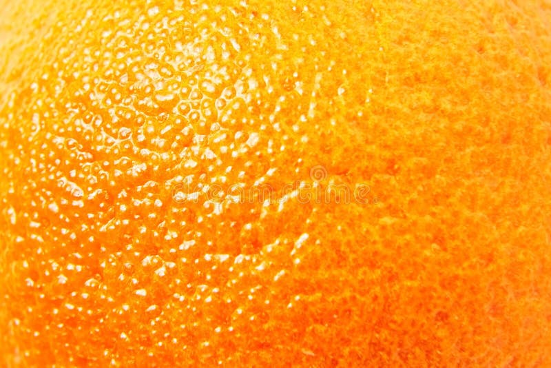 Tangerine Orange Skin Texture Close Up Details Pimples Stock Photo