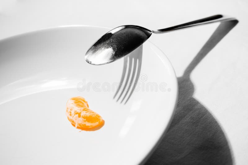 Mandarin on the plate stock photo. Image of appetite 47405126