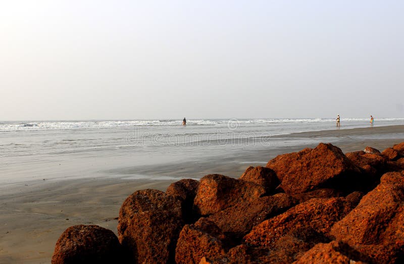 Mandarmani Sea Beach In West Bengal, India Stock Photo Image of india