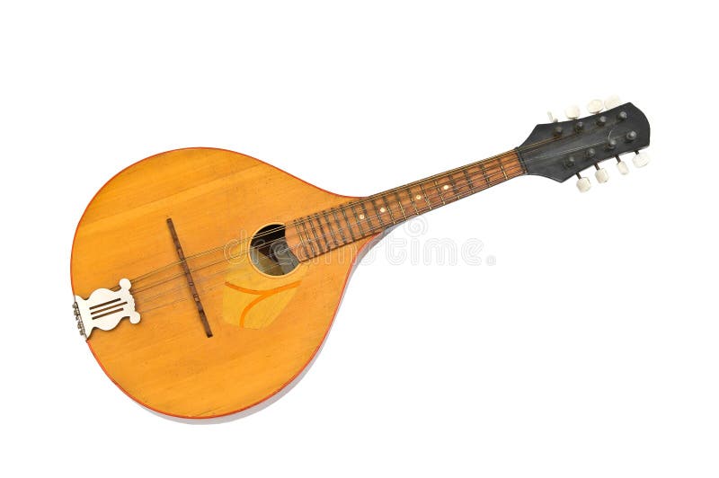 Old mandolin stock image. Image of music, veneer, design 194063