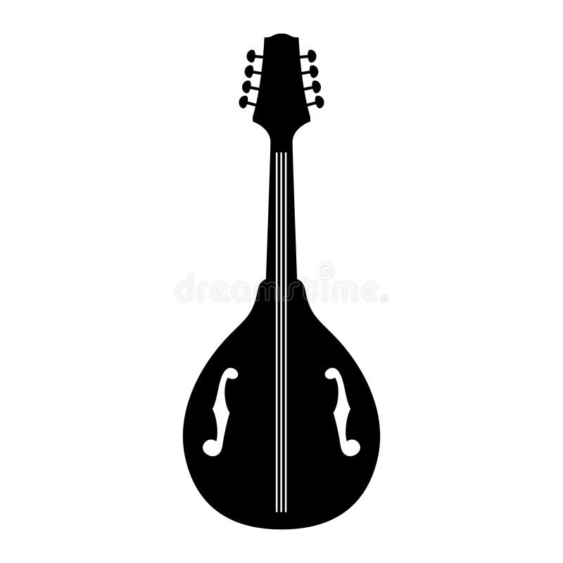 Mandolin stock vector. Illustration of acoustic, music 111512343