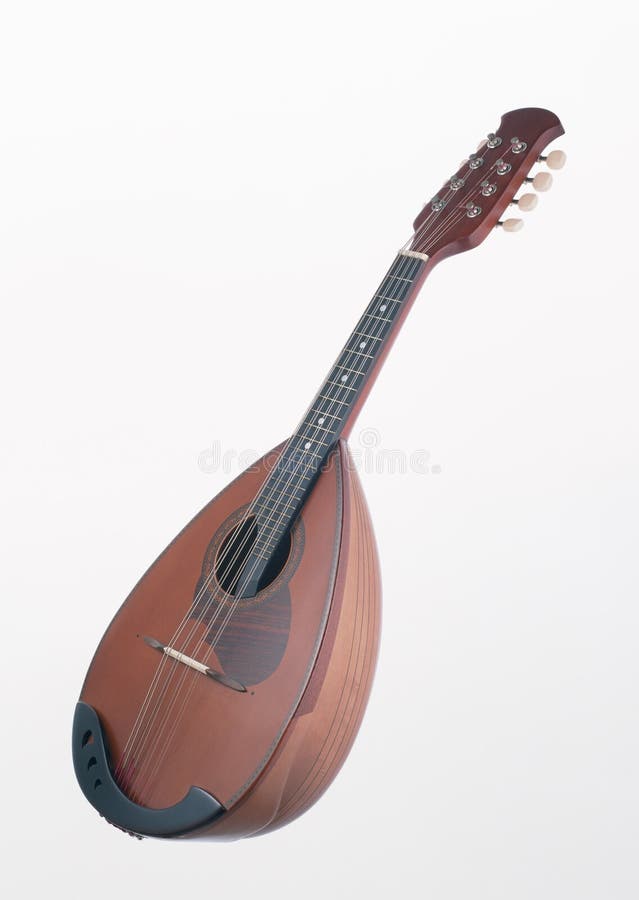 Mandolin, isolated on white backg stock images