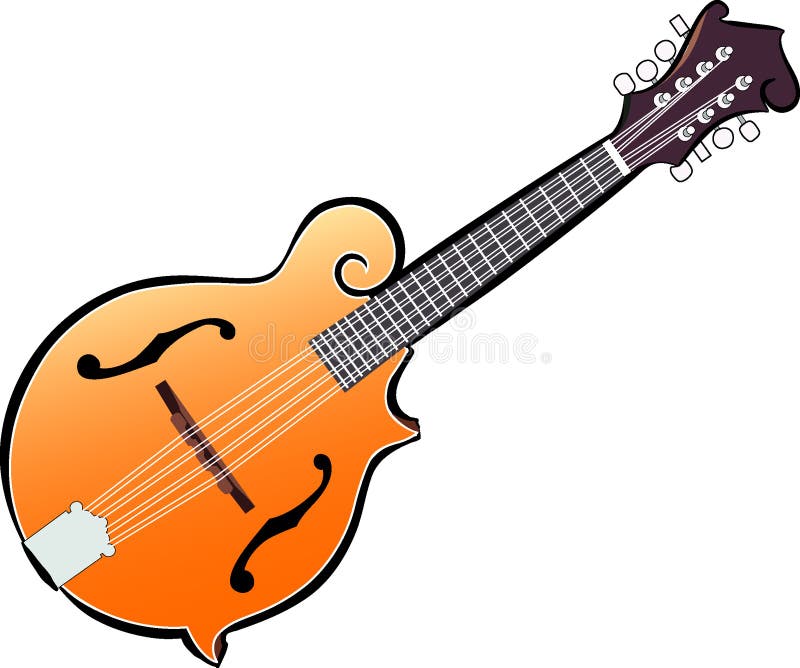 Mandolino royalty illustrazione gratis Mandolino royalty illustrazione gratis