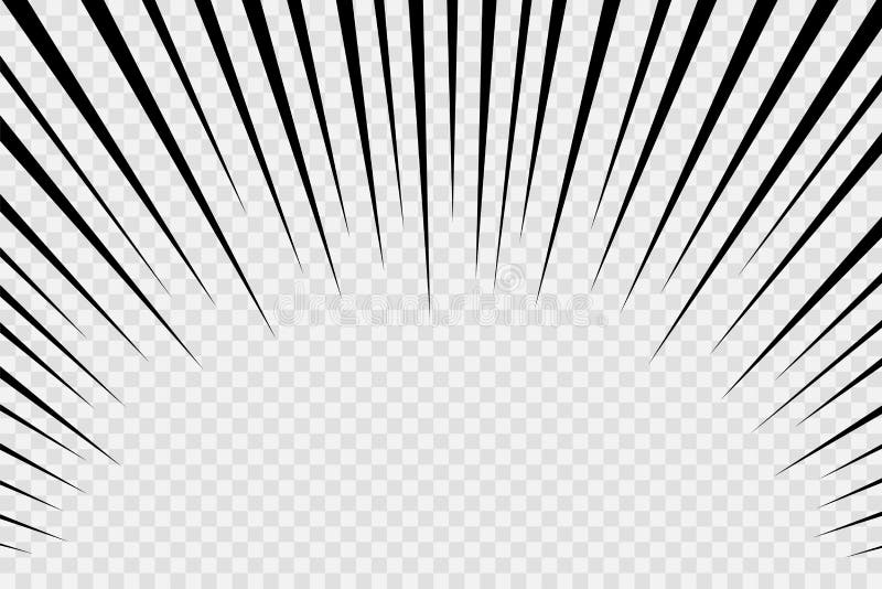 Speed Lines As Manga Comic Effect On Transparent Background Cartoon Anime  Action Background Vector Illustration Of Blast Motion Effect Or Explosion  Frame Flash Ray Blast Glow Royalty Free SVG Cliparts Vectors And