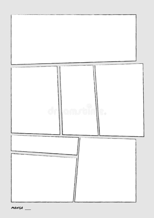 Manga Storyboard Layout Comic Book Template Blue Stock Vector Illustration Of Template Action Manga Storyboard Layout Comic Book Template Blue Stock Vector Illustration Of Template Action